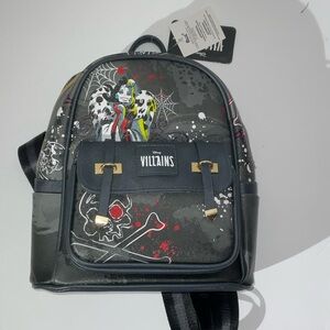 Disney Villains Gray and Black Backpack